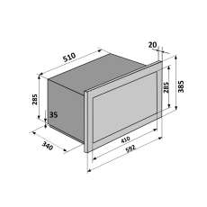 Микроволновые печи MWBI 25 BG TC