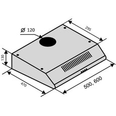 Вытяжка PARMA 50 WH Вытяжка PARMA 50 WH