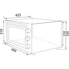 Электрические печи NIKA 45 (BK/X) 2G Электрические печи NIKA 45 (BK/X) 2G