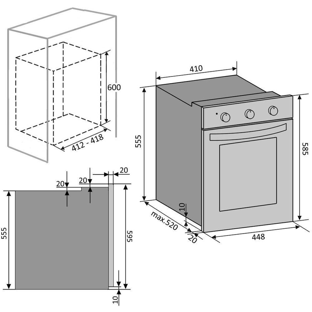Фото - Духові шафи MUNCHEN 6 TC (BKX)