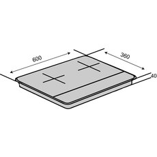 Настольная плита TI 2 TC Настольная плита TI 2 TC