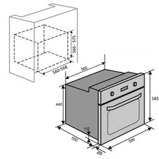 Духові шафи TOLEDO 6 MT (BK) Духові шафи TOLEDO 6 MT (BK)