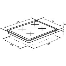Варочная поверхность СH 64 TC SL