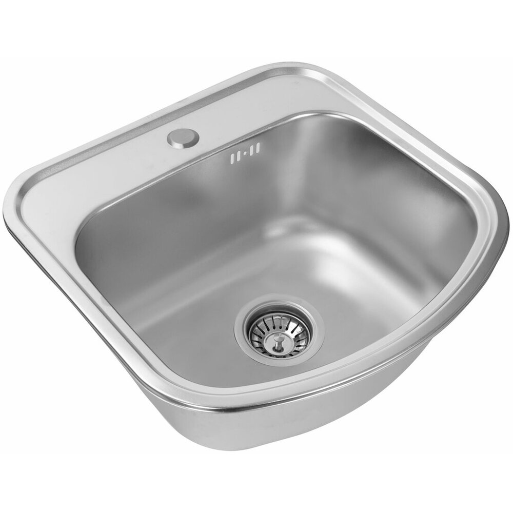 Фото - Кухонна мийка з нержавіючої сталі Platinum САТИН 4947 (0,8/180 мм)