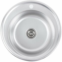 Кухонна мийка з нержавіючої сталі Platinum 510 ДЕКОР (0,6/170 мм)
