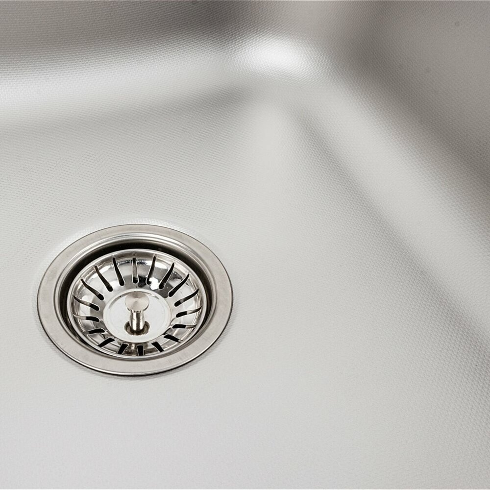 Фото - Кухонна мийка з нержавіючої сталі Platinum ДЕКОР 8050 L (0,7/160 мм)