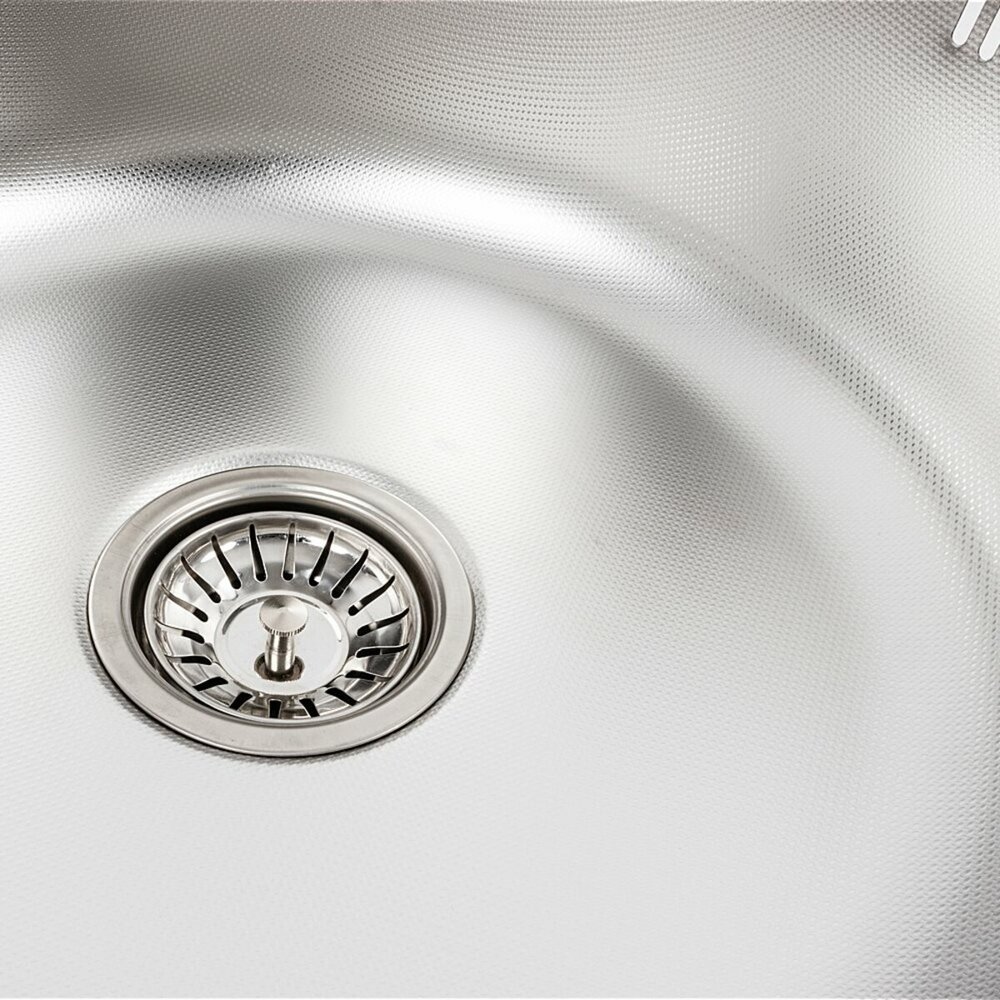 Фото - Кухонна мийка з нержавіючої сталі Platinum ДЕКОР 7750 (0,8/180 мм)