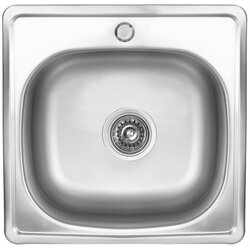 Кухонна мийка з нержавіючої сталі Platinum САТИН 4848 (0,6/170 мм)