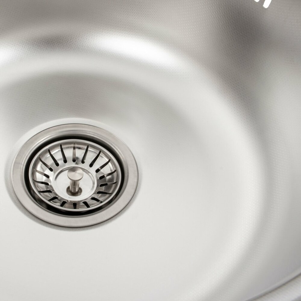Фото - Кухонна мийка з нержавіючої сталі Platinum ДЕКОР 4539 (0,6/170 мм)