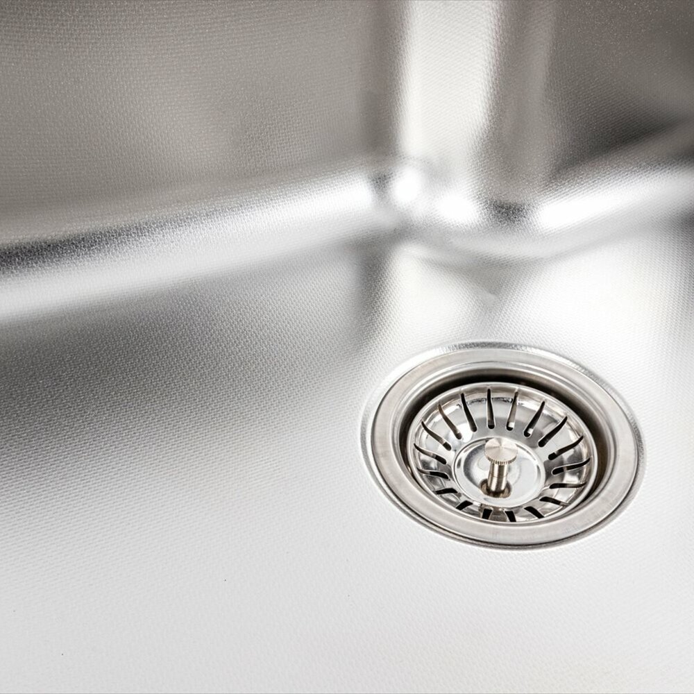 Фото - Кухонна мийка з нержавіючої сталі Platinum ДЕКОР 5845 (0,8/180 мм)