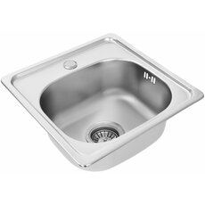 Кухонна мийка з нержавіючої сталі Platinum САТИН 3838 (0,6/160 мм)