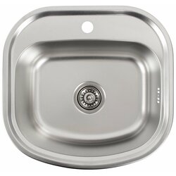 Кухонна мийка з нержавіючої сталі Platinum ДЕКОР 4947 (0,8/180 мм)