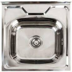 Кухонна мийка з нержавіючої сталі Platinum ПОЛІРОВКА 5050 (0,7/160 мм)