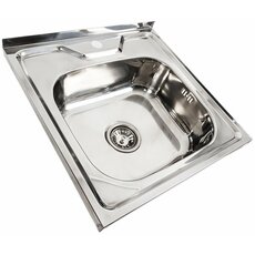 Кухонна мийка з нержавіючої сталі Platinum ПОЛІРОВКА 5050 (0,7/160 мм)