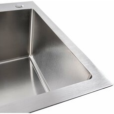 Кухонна мийка Valeso Handmade 650х450х220 (товщина 3,0/1,5 мм дозатор в комплекті)