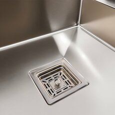 Кухонна мийка 78*50С L нержавійка Valeso Handmade (круглий сифон 3.0/0.8)