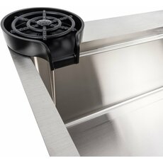 Кухонна мийка 75*45B PVD сатин Platinum Handmade "ВОДОСПАД"