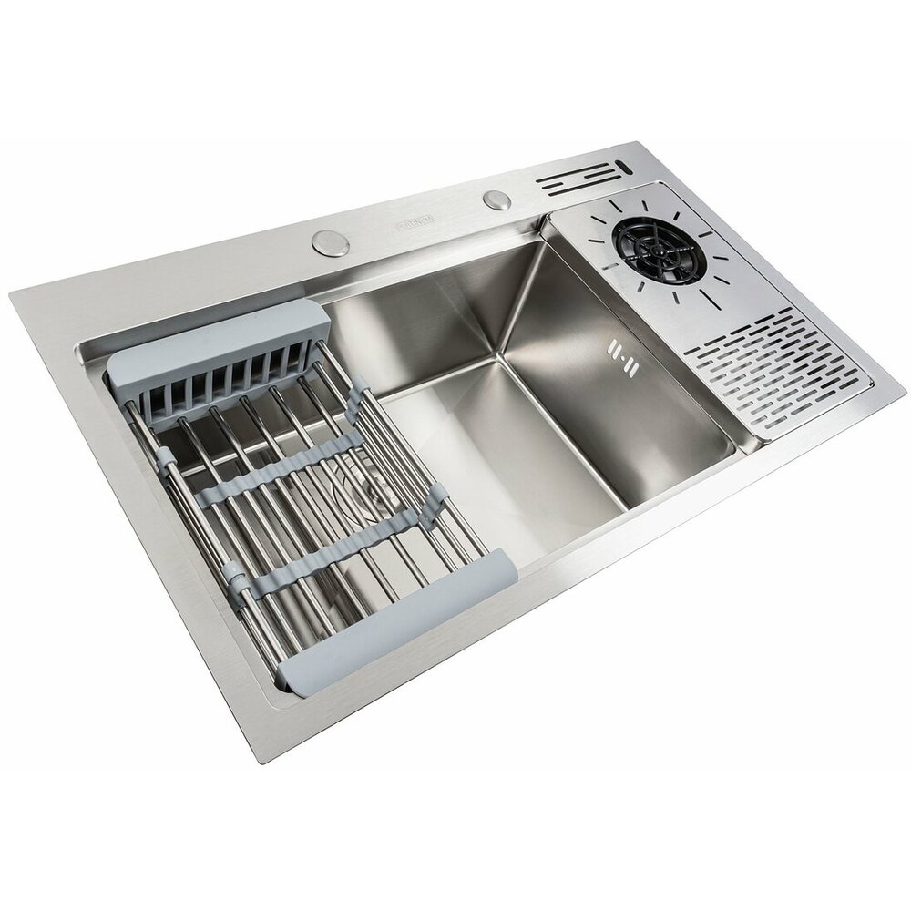 Фото - Кухонна мийка нержавійка 78*46 Platinum Handmade