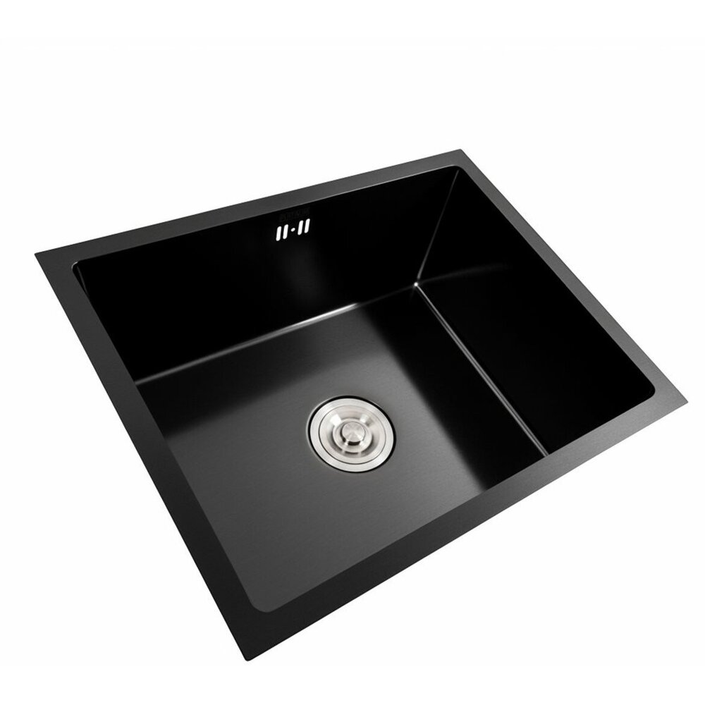 Фото - Кухонна мийка PVD чорна СМ 54*44 Platinum Handmade (монтаж під стільницю)
