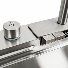 Кухонна мийка 75*45G сатин Platinum Handmade "Водоспад" повна комплектація