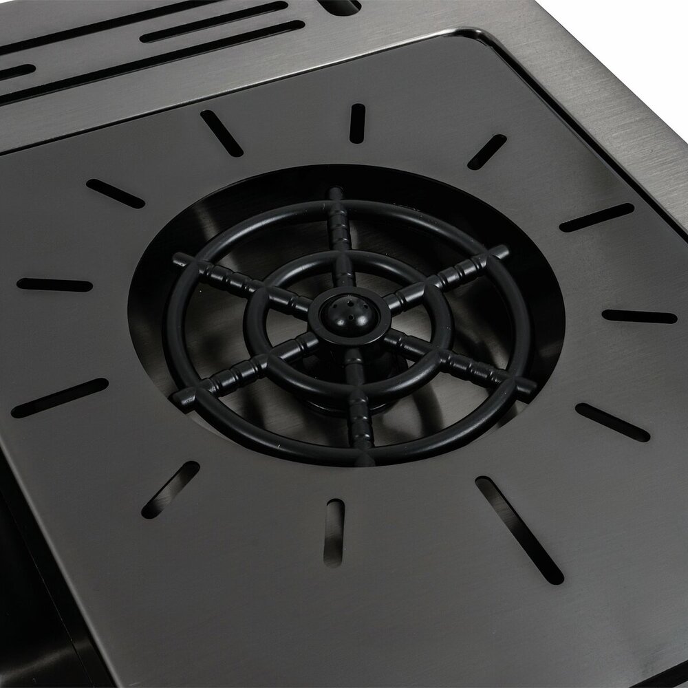 Фото - Кухонна мийка чорна PVD 78*46 Platinum Handmade