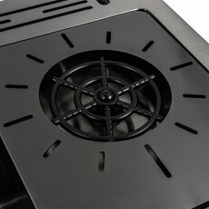 Кухонна мийка чорна PVD 78*46 Platinum Handmade