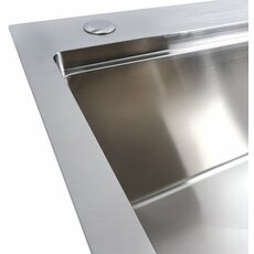 Кухонна мийка 60*50 нержавійка Valeso Handmade з підставкою для ножів