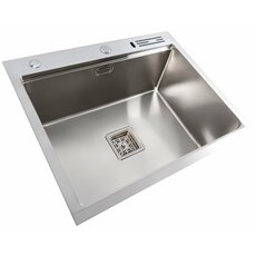 Кухонна мийка 60*50 нержавійка Valeso Handmade з підставкою для ножів