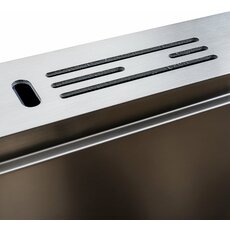 Кухонна мийка 60*50 нержавійка Valeso Handmade з підставкою для ножів