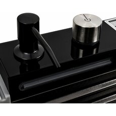 Кухонна мийка 75*45М PVD чорна Platinum Handmade "Водоспад"