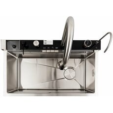 Кухонна мийка 75*45М сатин Platinum Handmade "Водоспад"