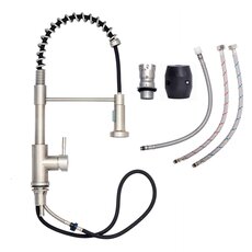 Змішувач кухонний з пружиною Platinum FR56