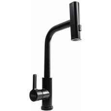 Змішувач кухонний XK09B Platinum PVD чорний