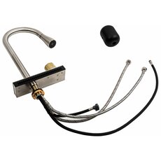 Змішувач під мийку "Водоспад" ZS84 Platinum (brushed)