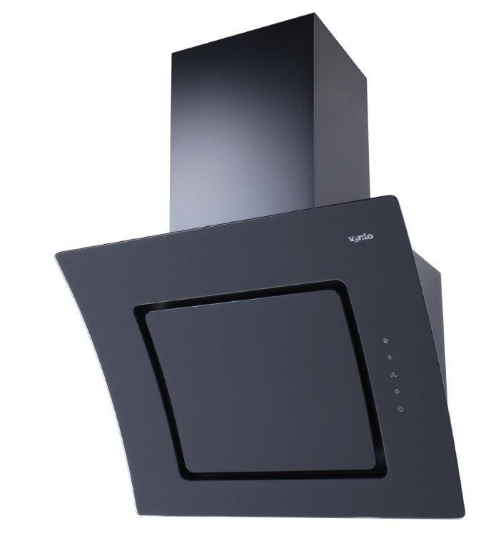 Наклонная вытяжка Ventolux Monti 60 BK 750 TRC