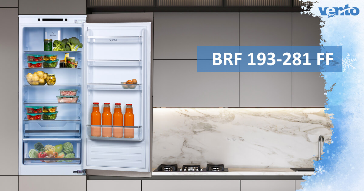 фото технологии охлаждения во встроенных холодильниках Ventolux