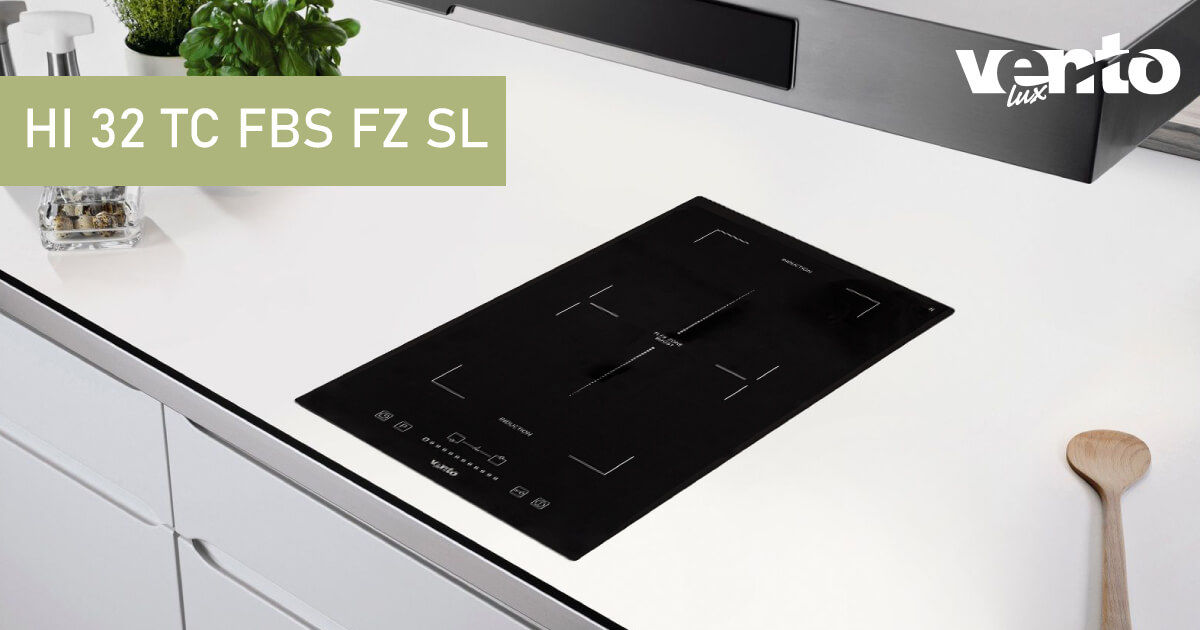 фото индукционная варочная поверхность на 2 конфорки HI 32 TC FBS FZ SL